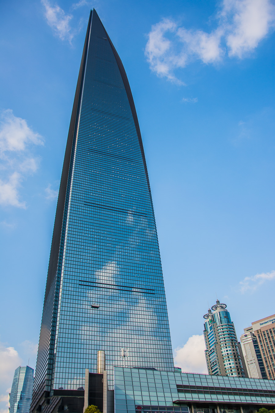 环球金融中心外立面 环球金融中心外立面