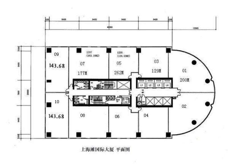 上海滩国际大厦户型图 上海滩国际大厦户型图